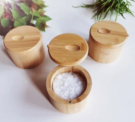 Bamboo Luxe Condiment Storage Jar