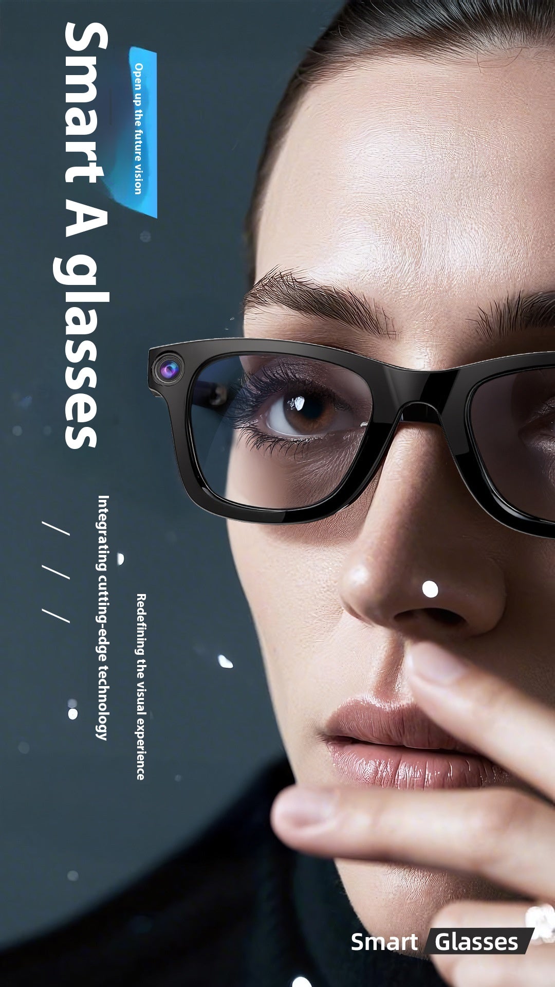 SmartVision AI Camera Glasses