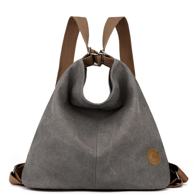 LunaCarry Convertible Canvas Backpack