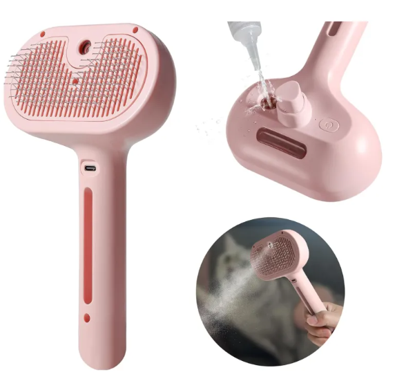FurMist Pet Grooming Spray Brush