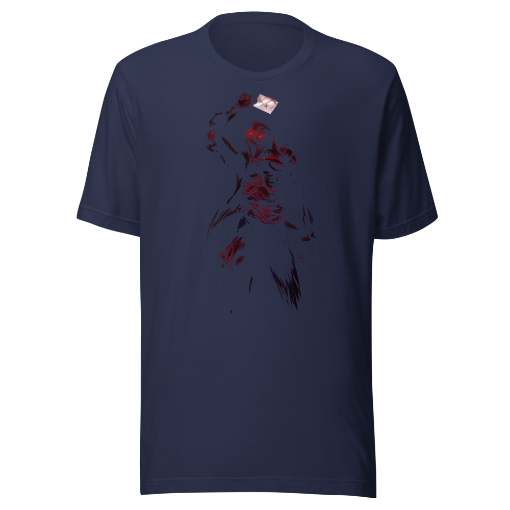 Crimson Phantom Halloween Graphic T-Shirt