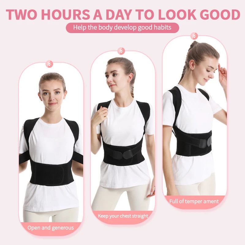 FlexiFit Back Support Brace for Work & Gym