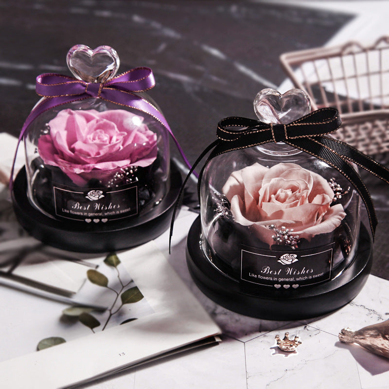 EverBloom Eternal Rose Glass Dome