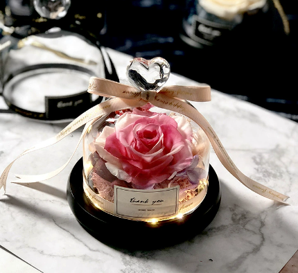 EverBloom Eternal Rose Glass Dome