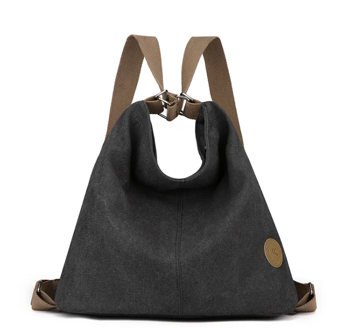 LunaCarry Convertible Canvas Backpack