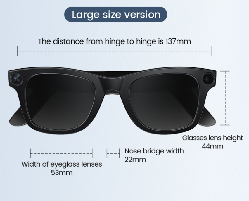 SmartVision AI Camera Glasses