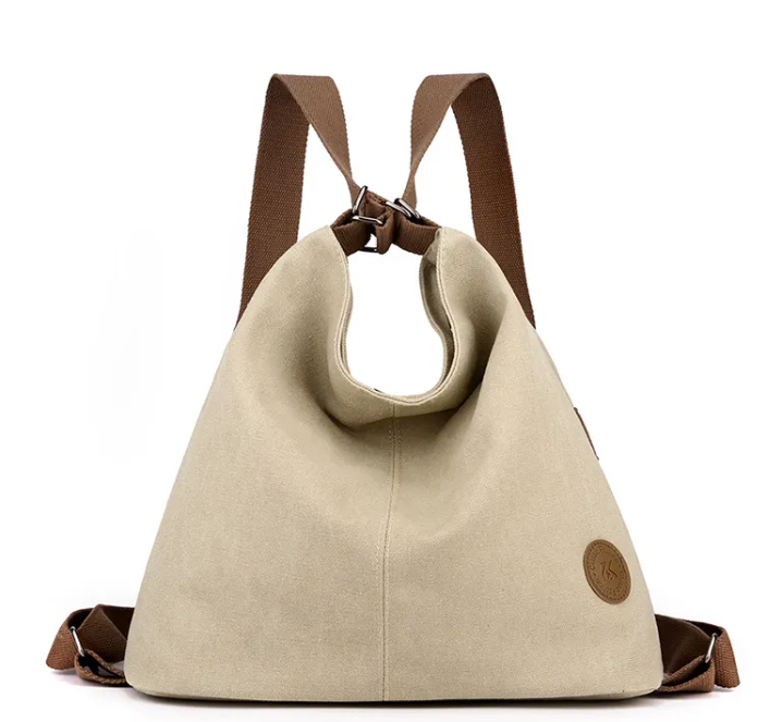 LunaCarry Convertible Canvas Backpack